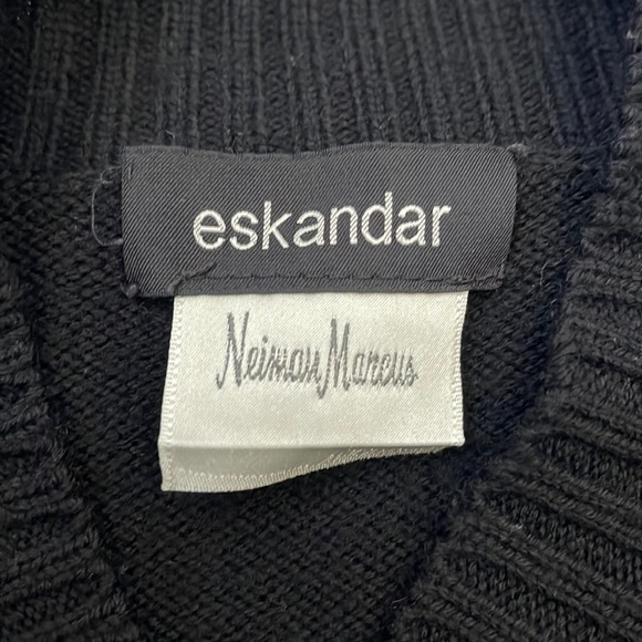 Eskandar 100% Merino Wool Sweater Vest - Picture 5 of 5